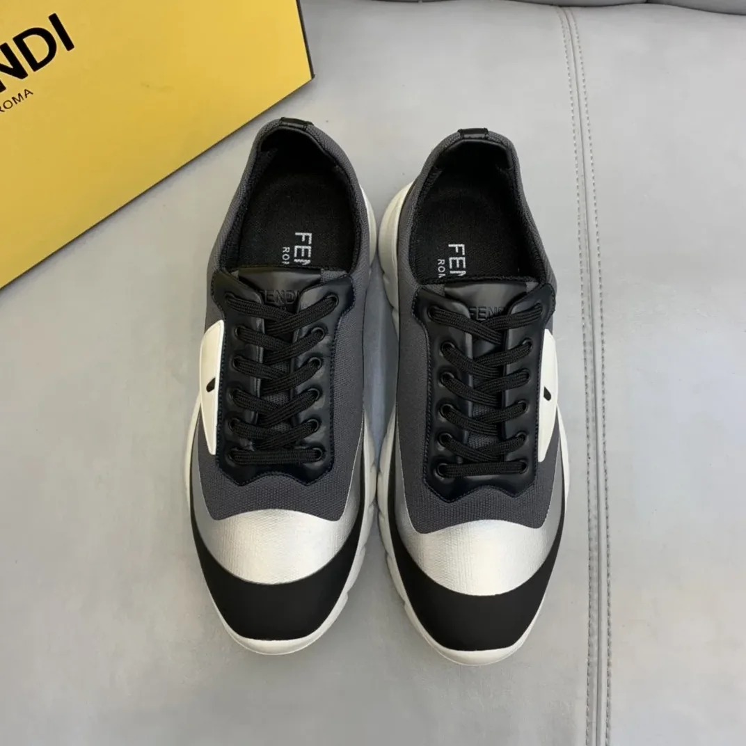 Fendi Force Low Tops Sneakers Grey