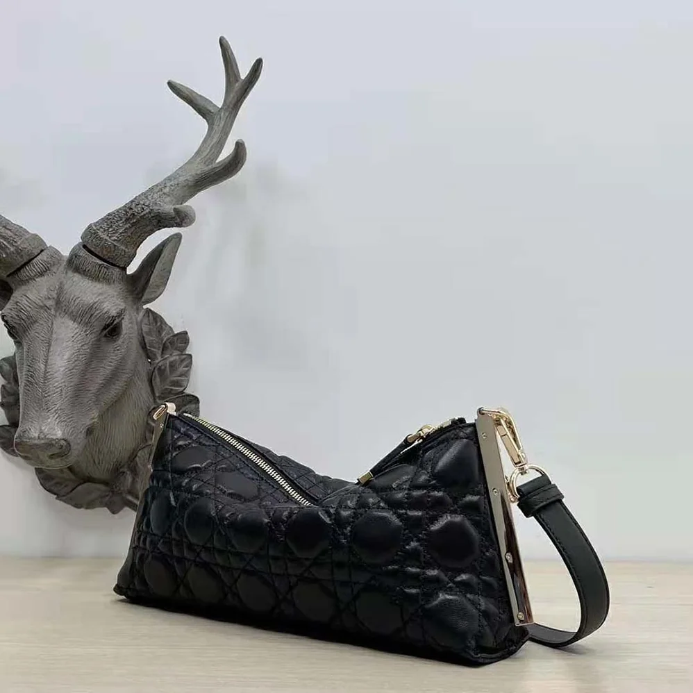 Dior Club Bag Black Cannage Lambskin for Women Dior Club Bag Black Cannage Lambskin for Women