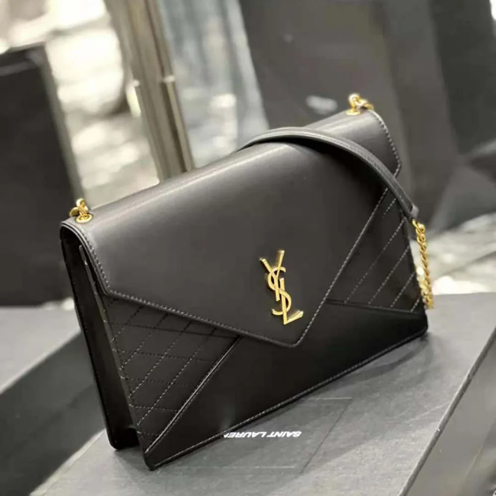 Saint Laurent YSL Chain Bag Gaby in Quilted Lambskin for Women Saint Laurent YSL Chain Bag Gaby in Quilted Lambskin for Women