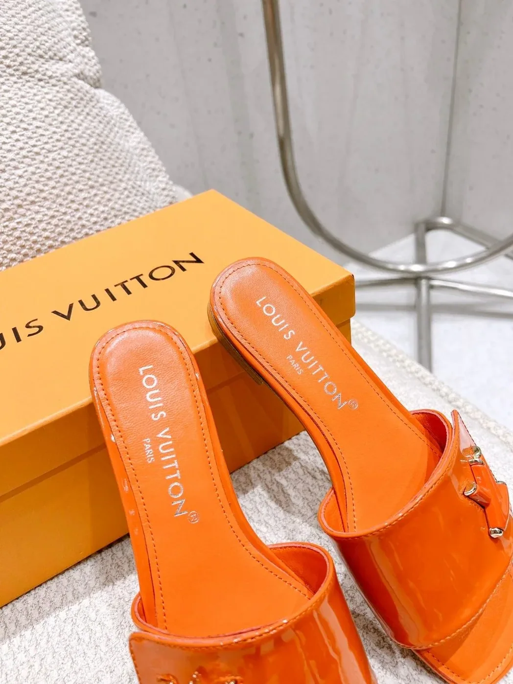 Louis Vuitton Shake Flat Mule Orange