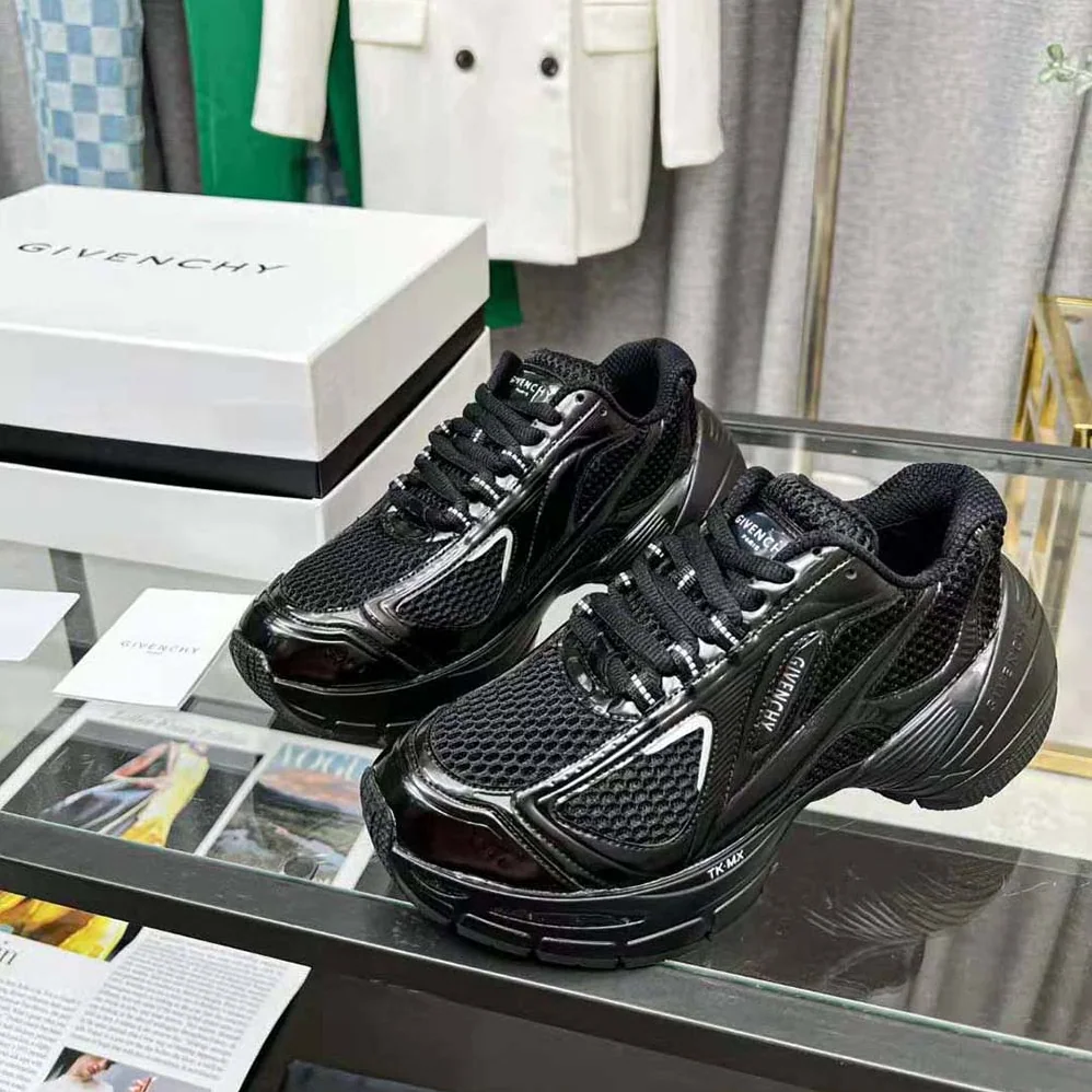 Givenchy TK-MX Runner Sneakers in Mesh for Unisex in Black Givenchy TK-MX Runner Sneakers in Mesh for Unisex in Black