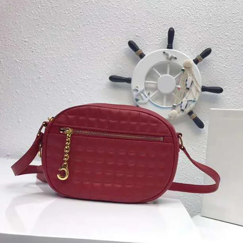 Celine Small C Charm Bag in Quilted Calfskin for Women in Red Celine Small C Charm Bag in Quilted Calfskin for Women in Red