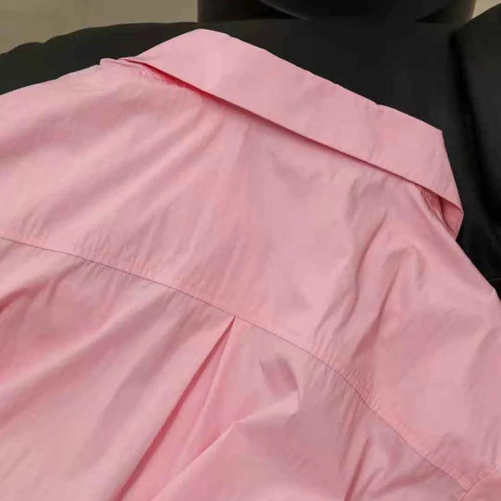 Loewe Anagram Pyjama Blouse in Cotton for Women in Pink