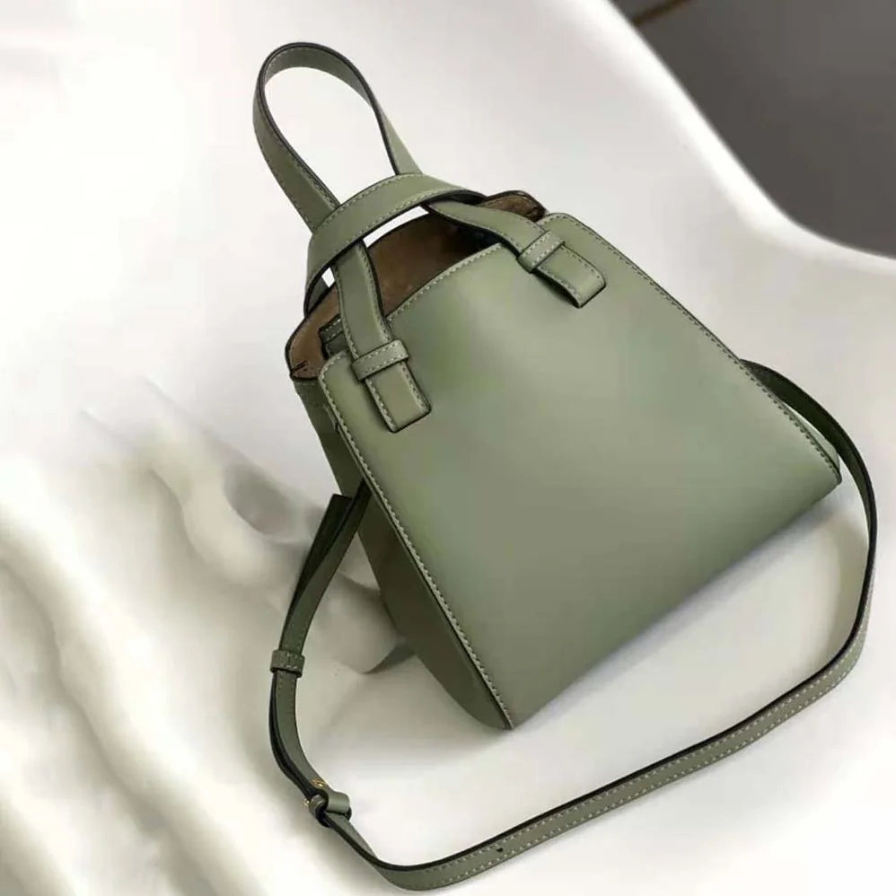 Loewe Hammock Nugget Bag in Nappa Calfskin for Women in Green Loewe Hammock Nugget Bag in Nappa Calfskin for Women in Green