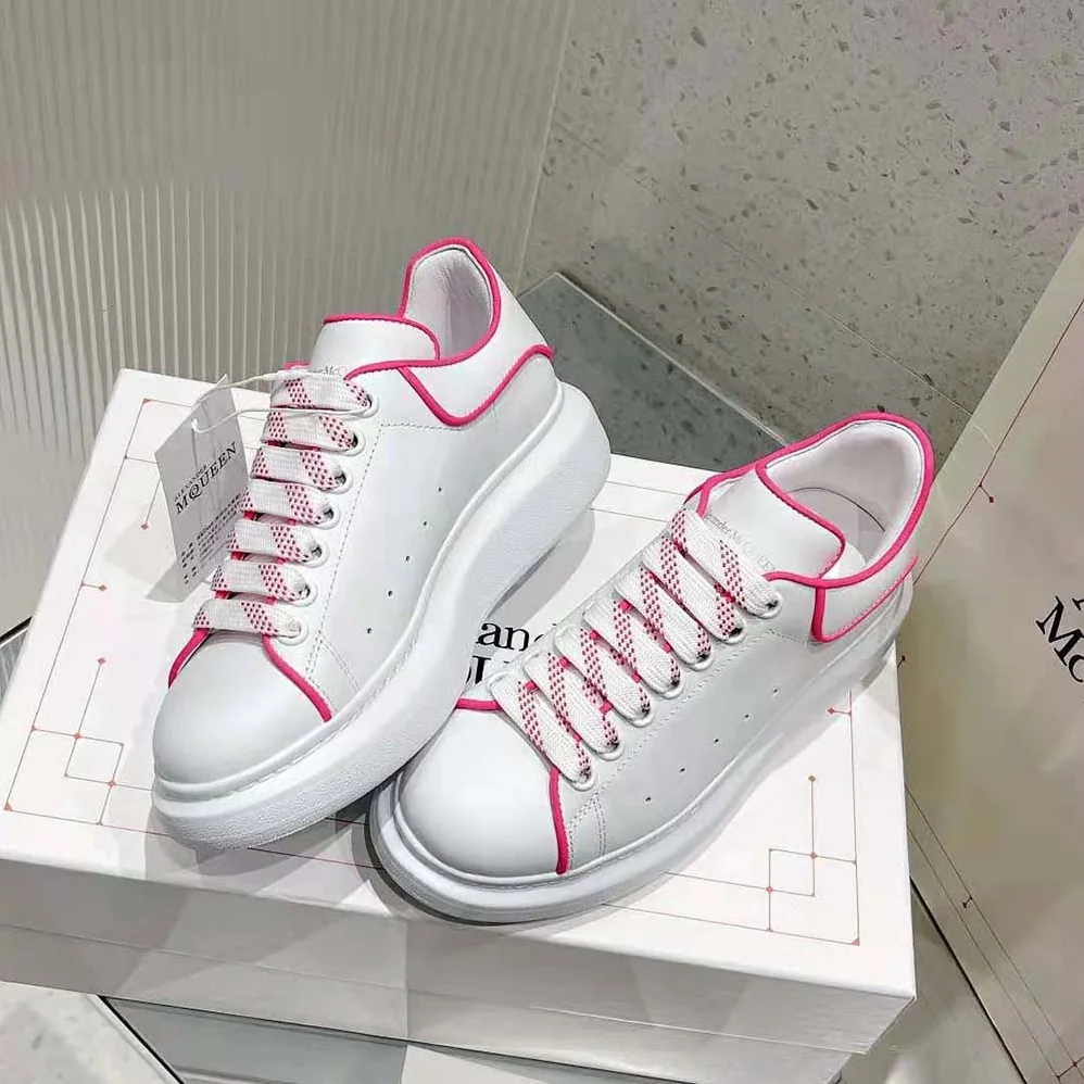 Alexander Mcqueen Oversized Sneaker in Neon Pink for Women
