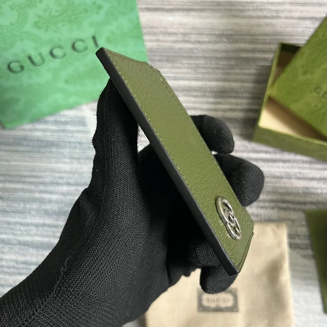 Gucci GG Marmont Card Case Green /