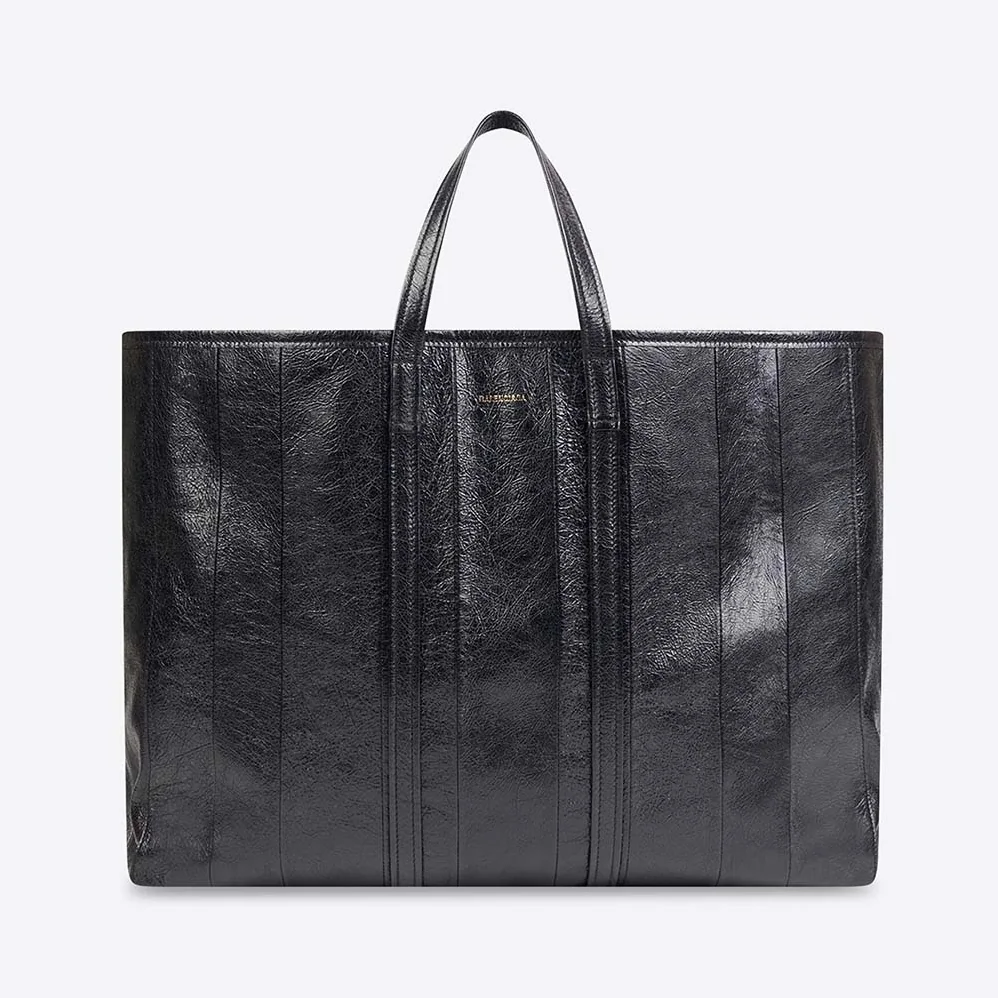 Balenciaga Barbes Large East-West Shopper Bag for Women in Black