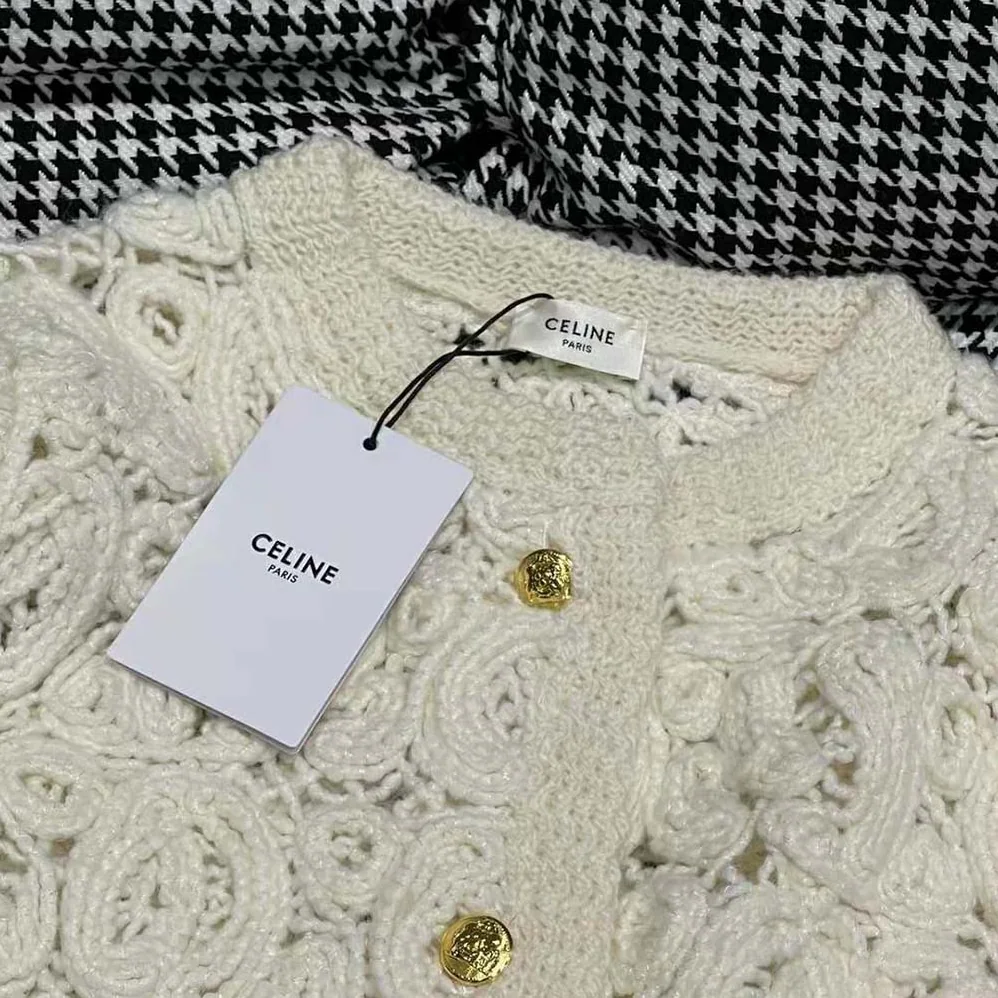 Celine Cardigan Jacket in Cornelly Wool for Women
