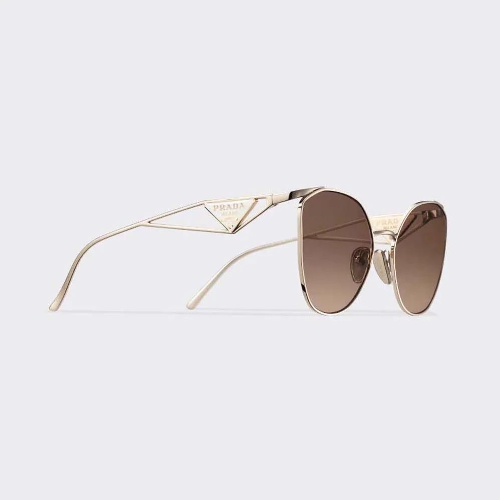 Prada Symbole Sunglasses with a Contemporary Feminine Touch for Women in Brown Prada Symbole Sunglasses with a Contemporary Feminine Touch for Women in Brown