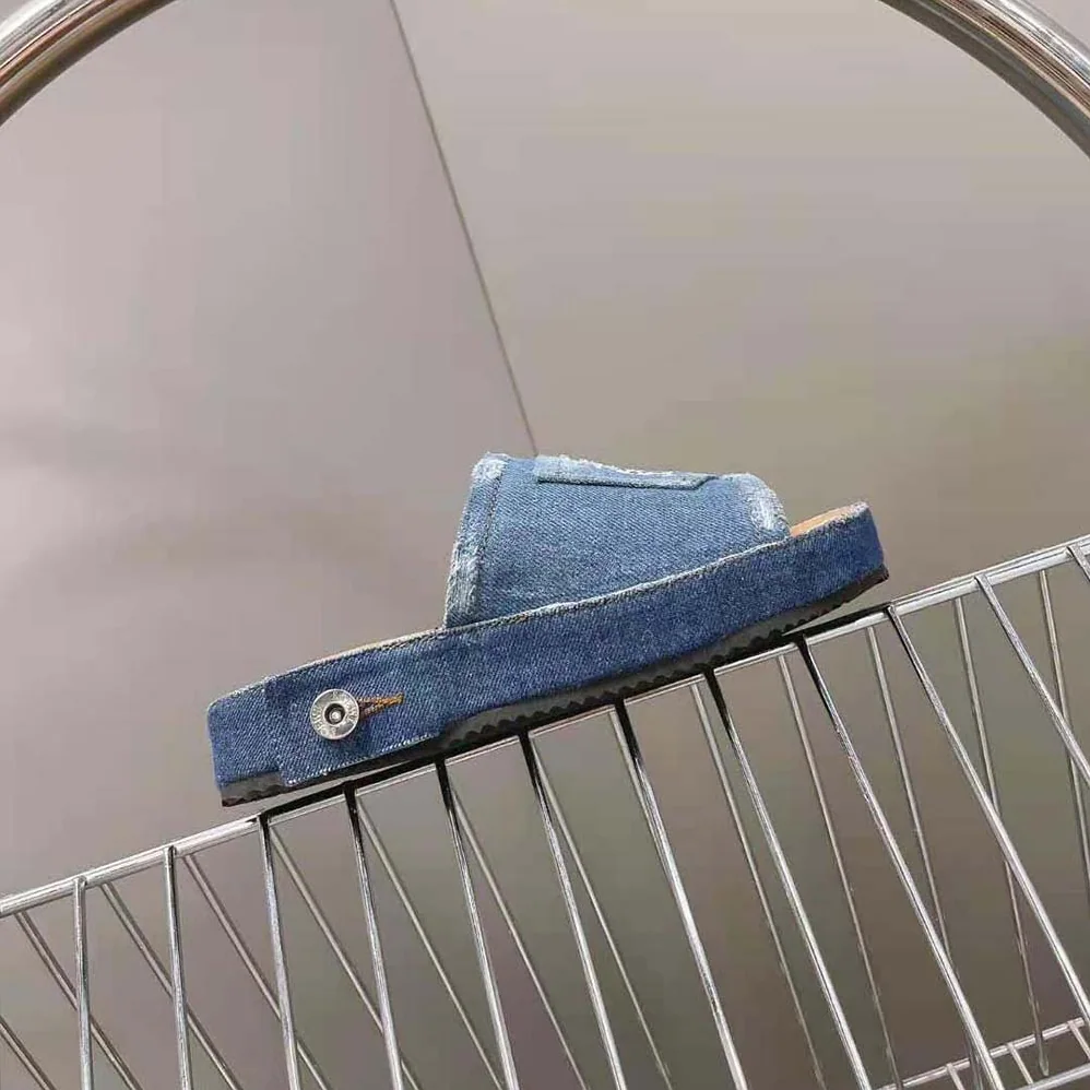 Loewe Deconstructed Slide in Denim for Women in Navy Loewe Deconstructed Slide in Denim for Women in Navy