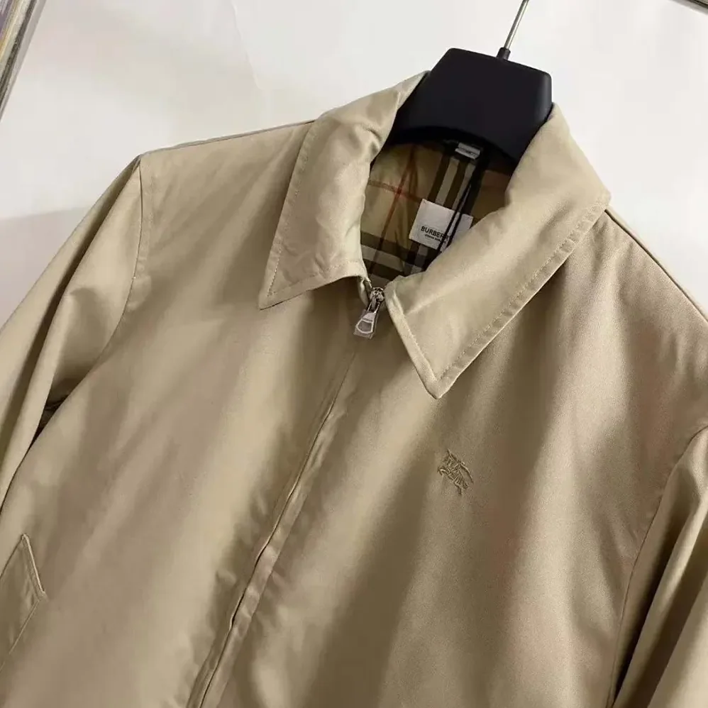 Burberry Gabardine Harrington Jacket for Men