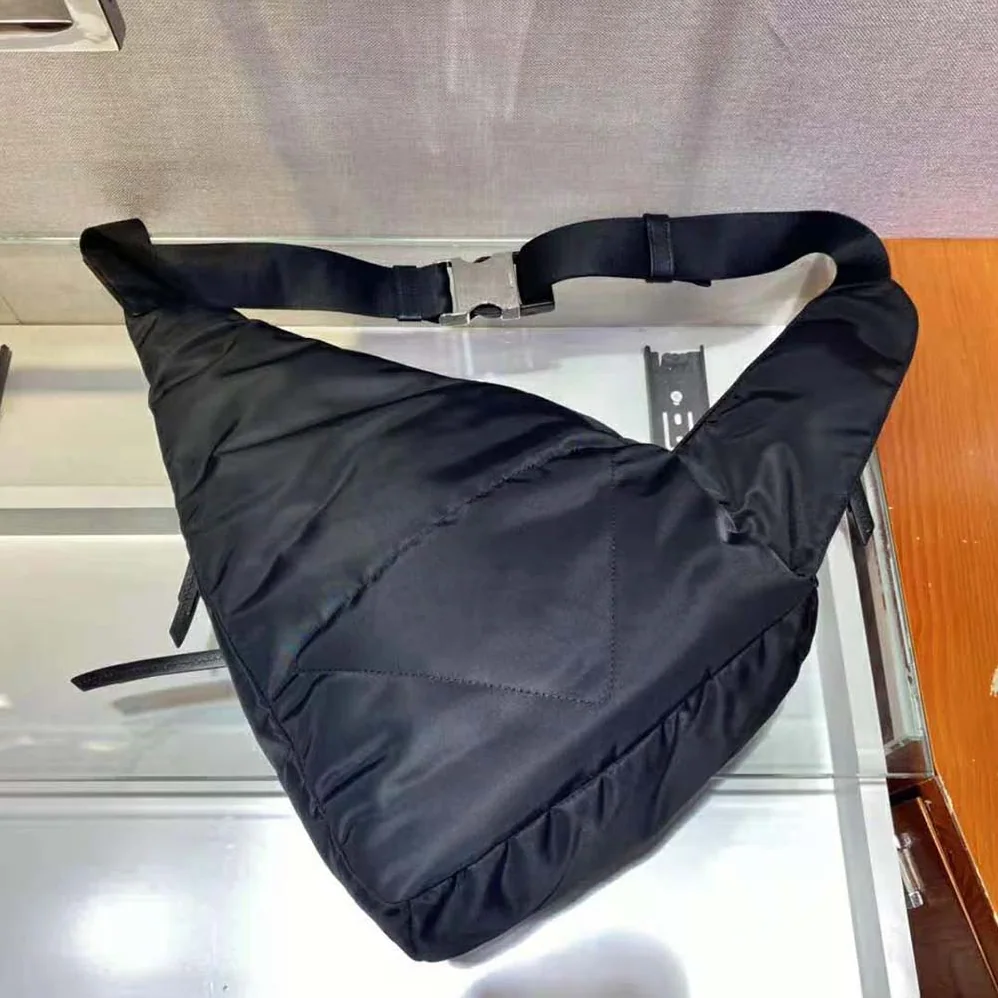 Prada Re-Nylon and Leather Backpack for Women in Black