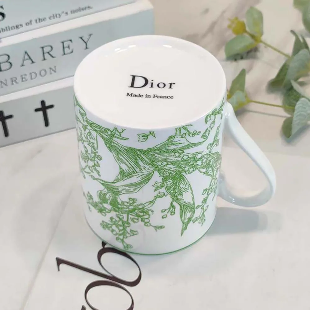 Dior Mug Green New Lily of the Valley for Unisex