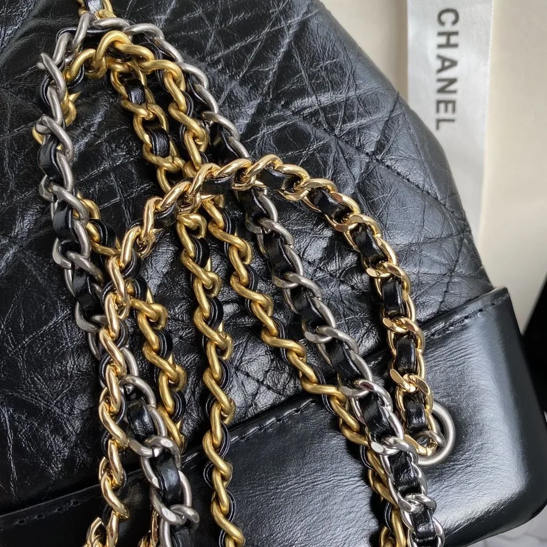Chanel Gabrielle Backpack Black / Chanel Gabrielle Backpack Black /
