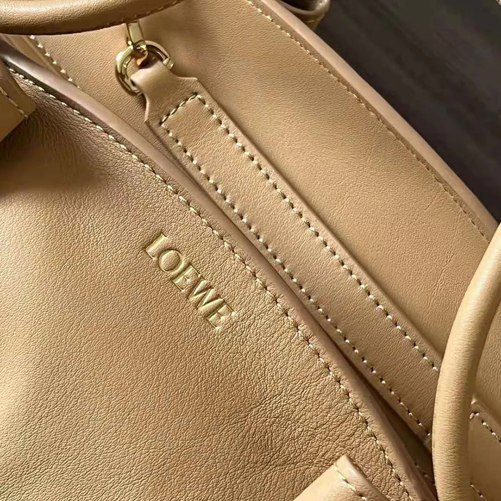 Loewe Small Paseo Bag in Shiny Nappa Calfskin for Women in Orange Loewe Small Paseo Bag in Shiny Nappa Calfskin for Women in Orange