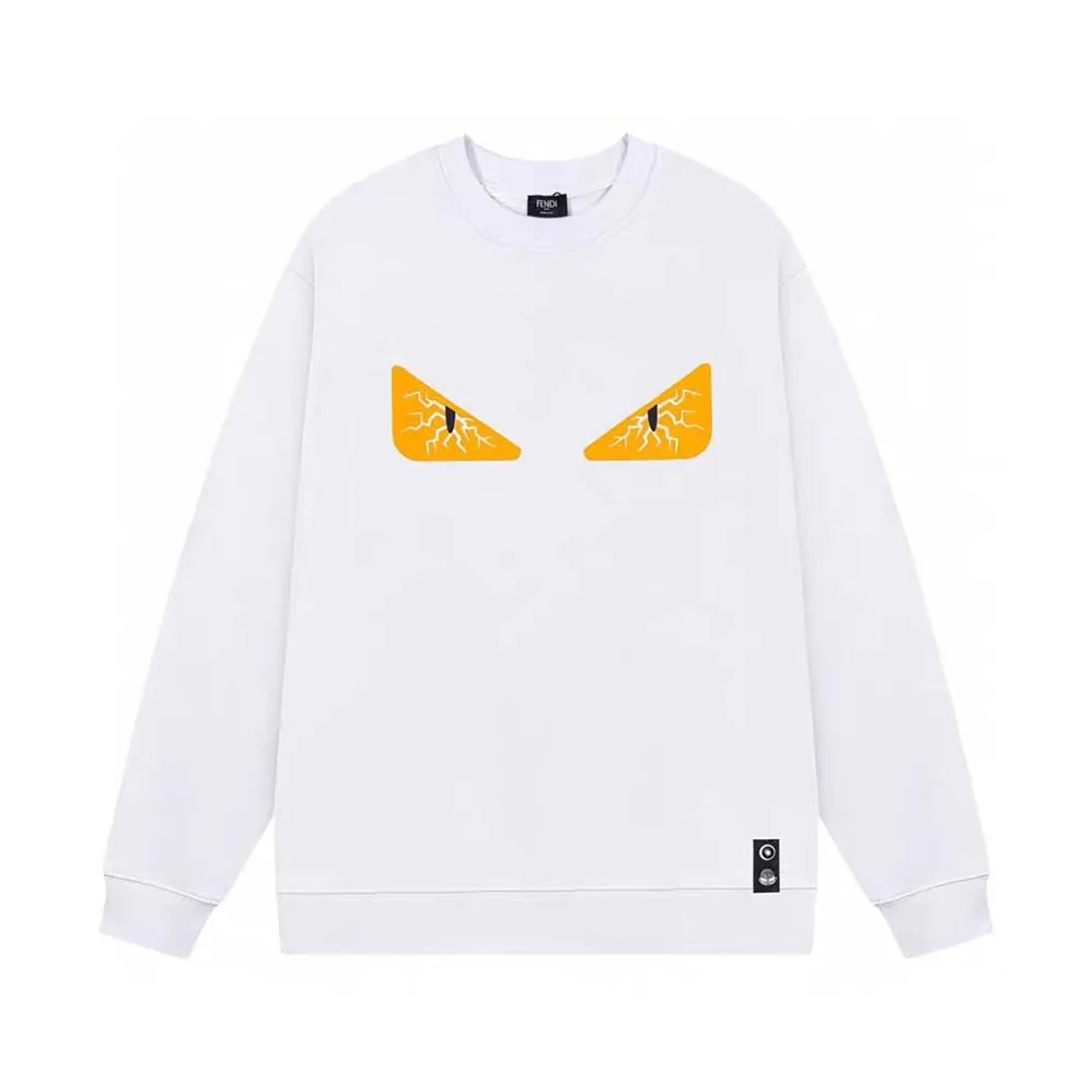 Fendi Black Wool Sweater for Women in White