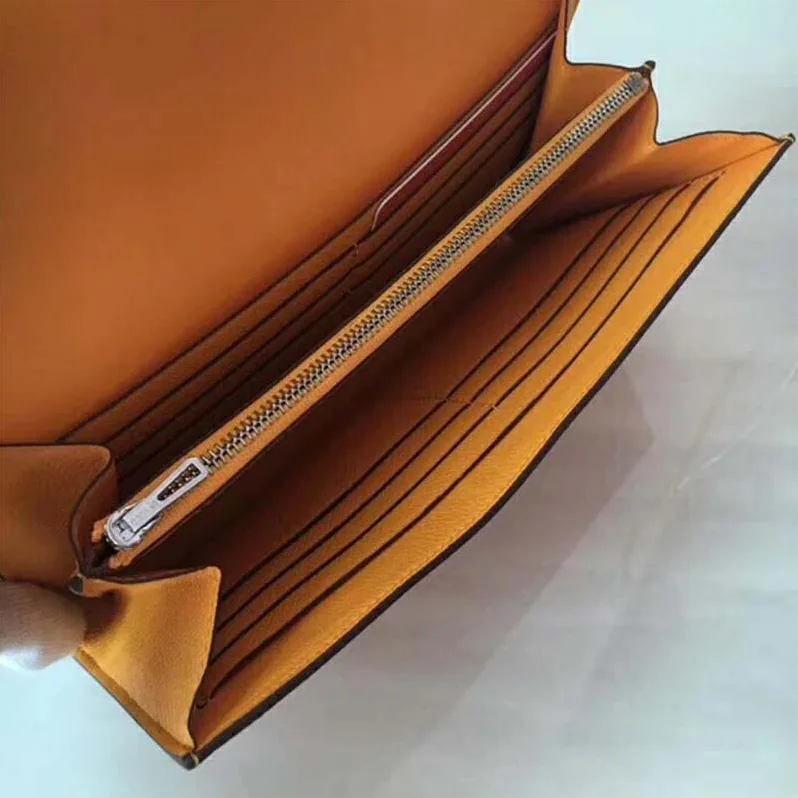 Hermes Constance Long Wallet in Calfskin Leather for Women in Orange Hermes Constance Long Wallet in Calfskin Leather for Women in Orange