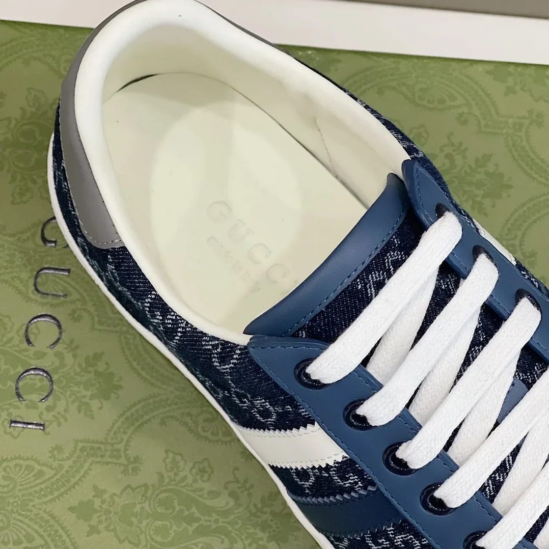 Gucci x Adidas GG Sneakers Blue for Men