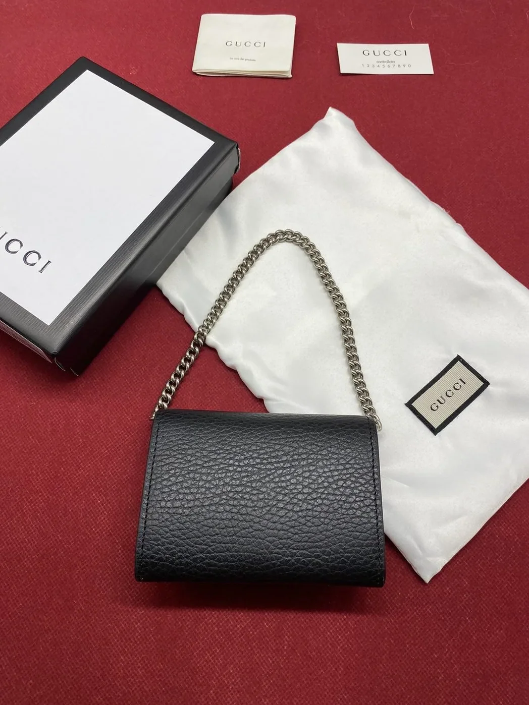 Gucci Dionysus Black Chain Super Mini Bags / GC Gucci Dionysus Black Chain Super Mini Bags / GC