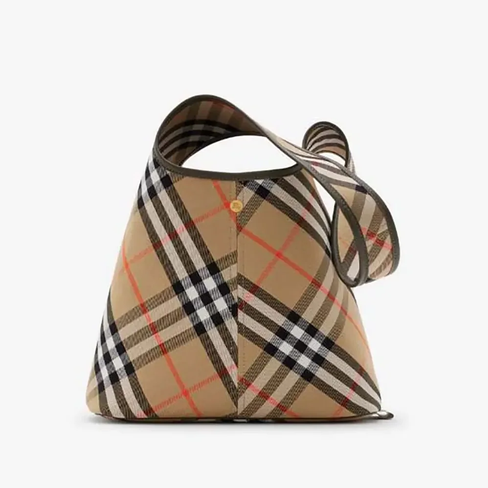 Burberry Small Check Shoulder Bag for Women