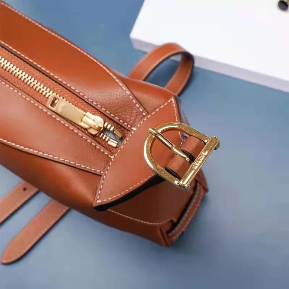 Celine Medium Romy in Supple Calfskin for Women in Brown