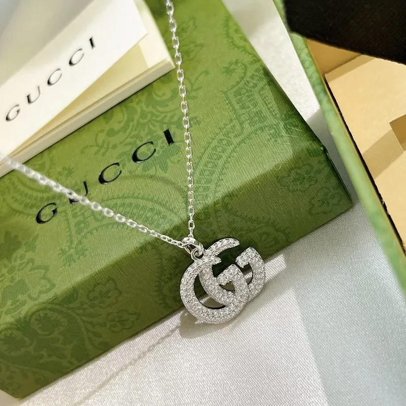 Diamond Necklace Silver Diamond Necklace Silver