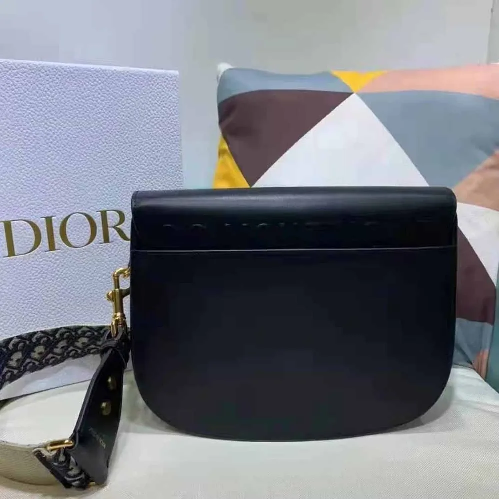 Dior Large Dior Bobby Bag Black Box Calfskin for Women