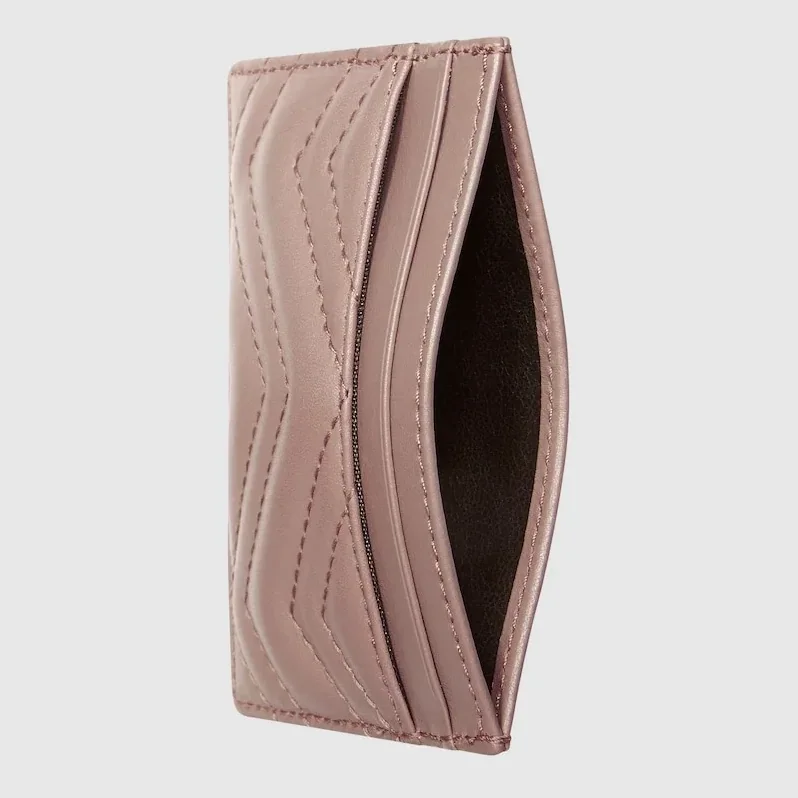 Gucci GG Marmont Card Case Dusty Pink /