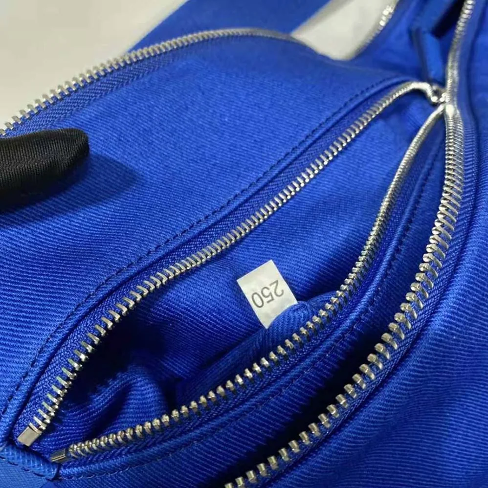 Prada Canvas Prada Triangle Bag for Women in Navy Prada Canvas Prada Triangle Bag for Women in Navy