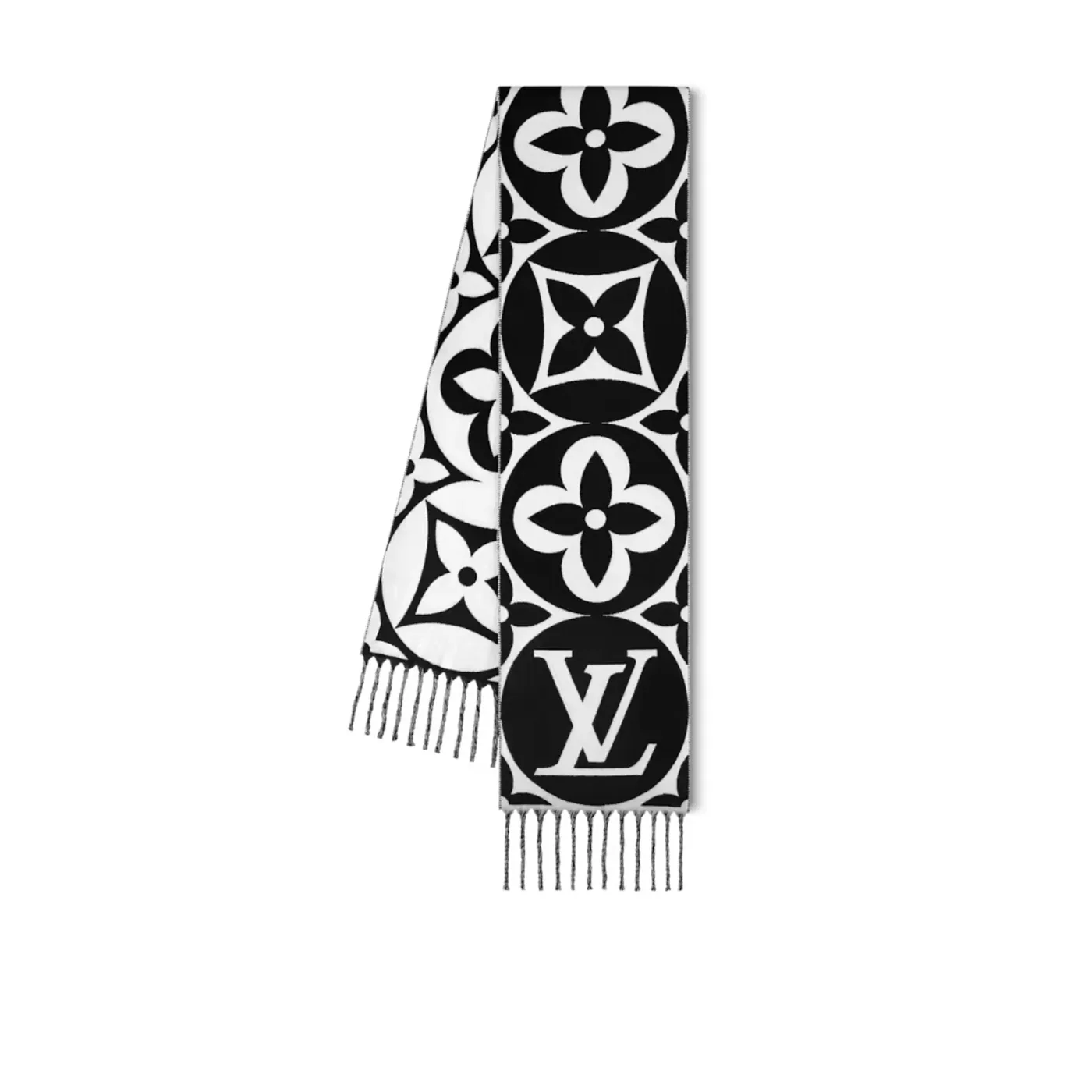 Louis Vuitton LV Medallion Scarf Black /