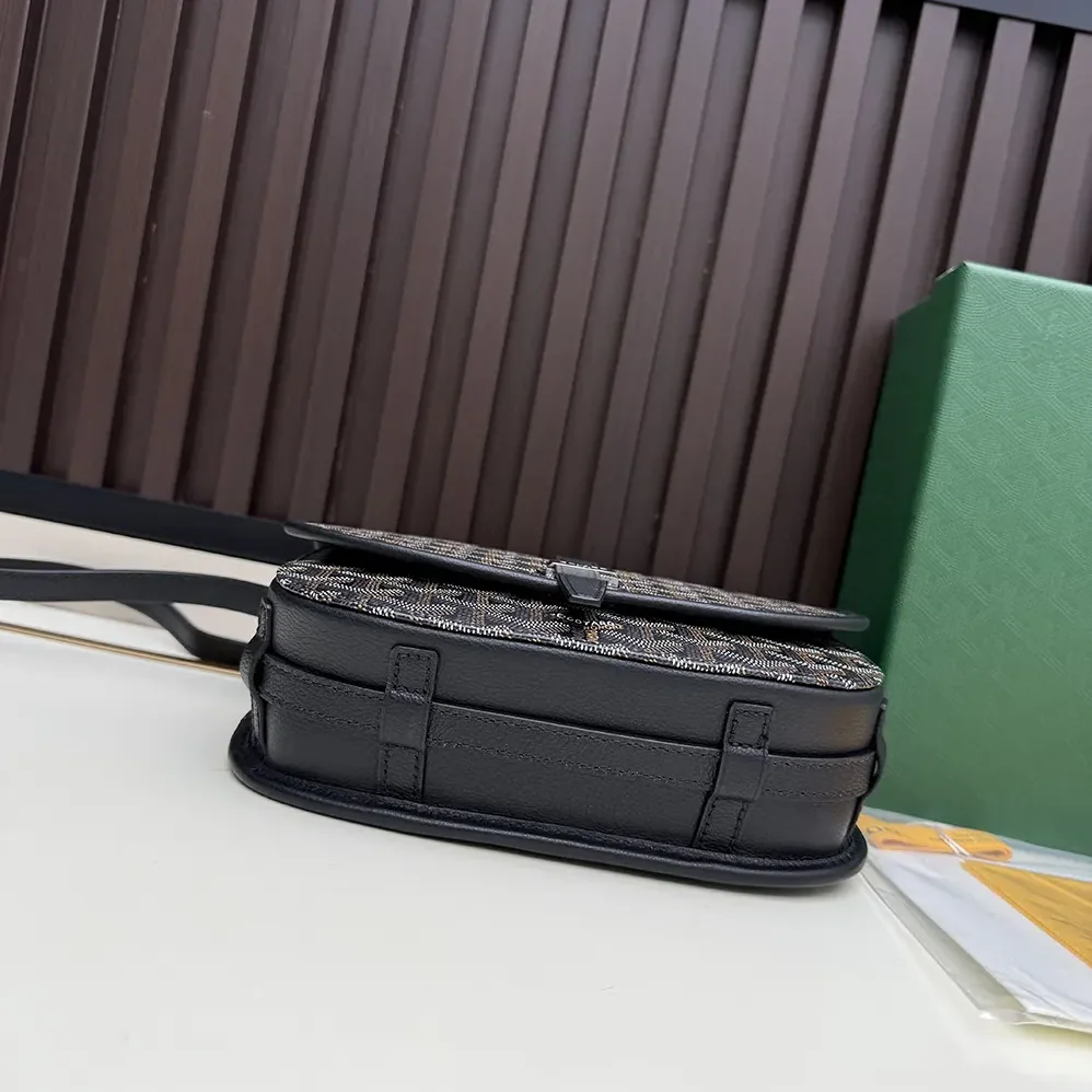 Goyard Belvedere Mm Bag for Unisex in Black Goyard Belvedere Mm Bag for Unisex in Black