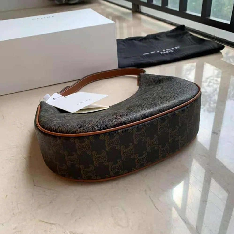 Celine Ava Bag in Triomphe Canvas for Women in Brown Celine Ava Bag in Triomphe Canvas for Women in Brown