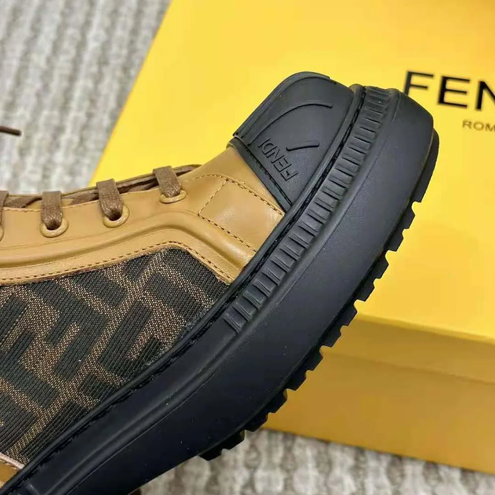 Fendi Domino Beige Leather Biker Boots for Women Fendi Domino Beige Leather Biker Boots for Women