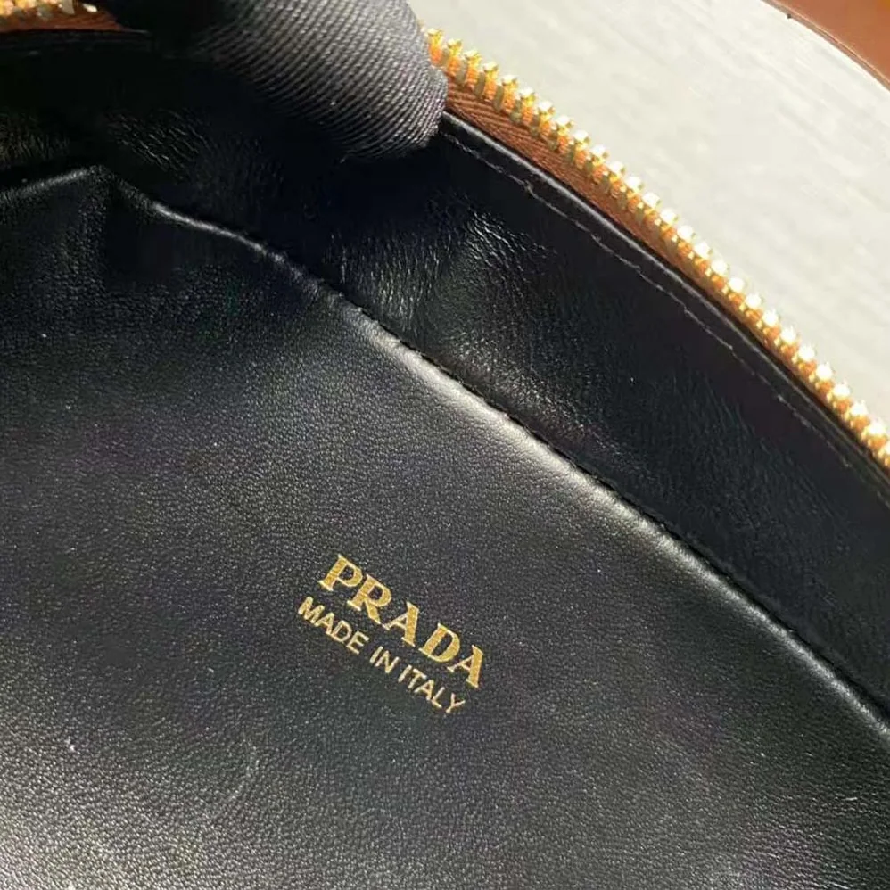 Prada Odette Leather Mini-bag for Women in Brown Prada Odette Leather Mini-bag for Women in Brown