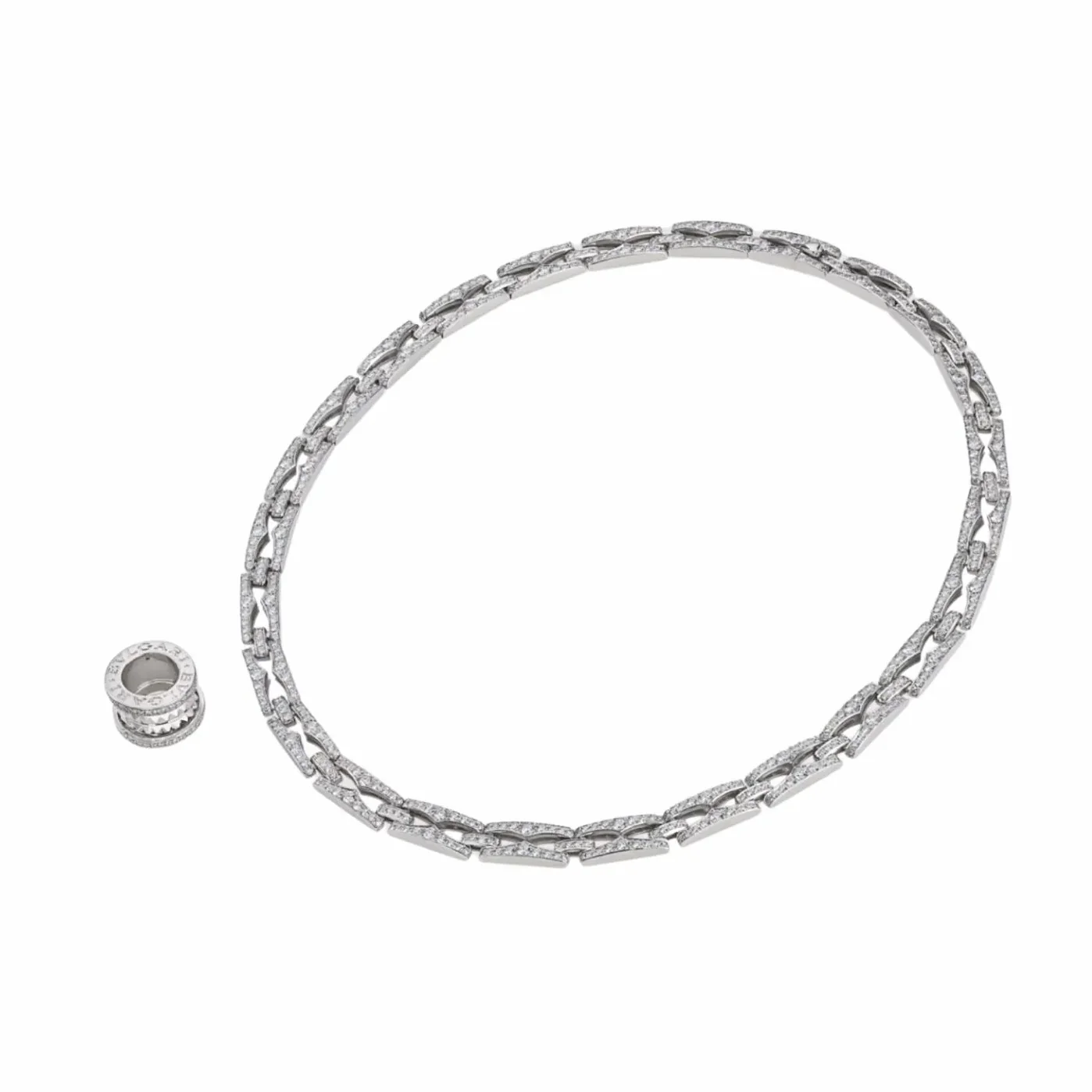 Bvlgari B.zero1 Necklace White Gold Bvlgari B.zero1 Necklace White Gold