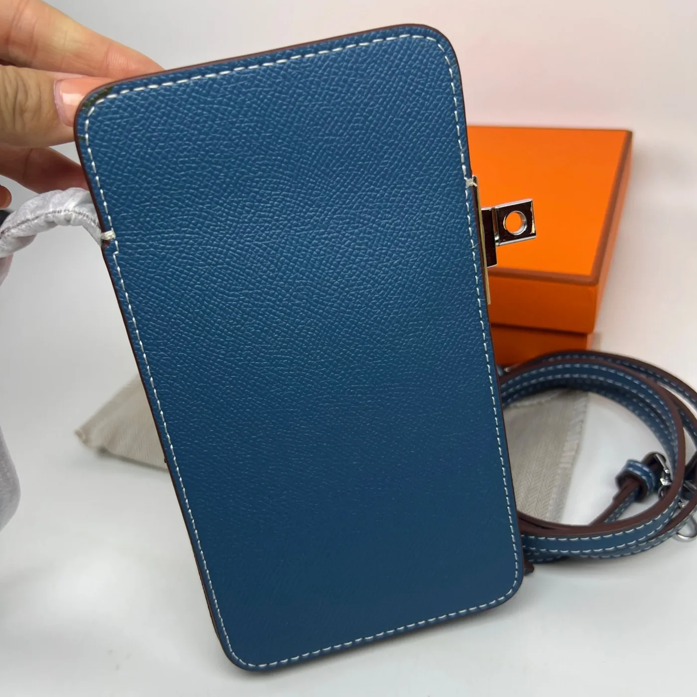 Hermes Hac A Box Phone Case Blue / Hermes Hac A Box Phone Case Blue /