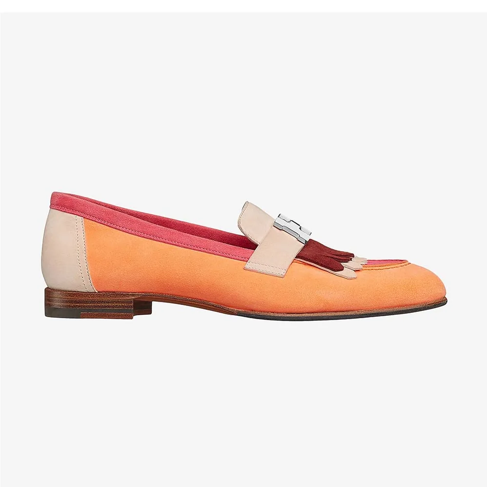 Hermes Shoes Royal Loafer for Women in Pink Hermes Shoes Royal Loafer for Women in Pink