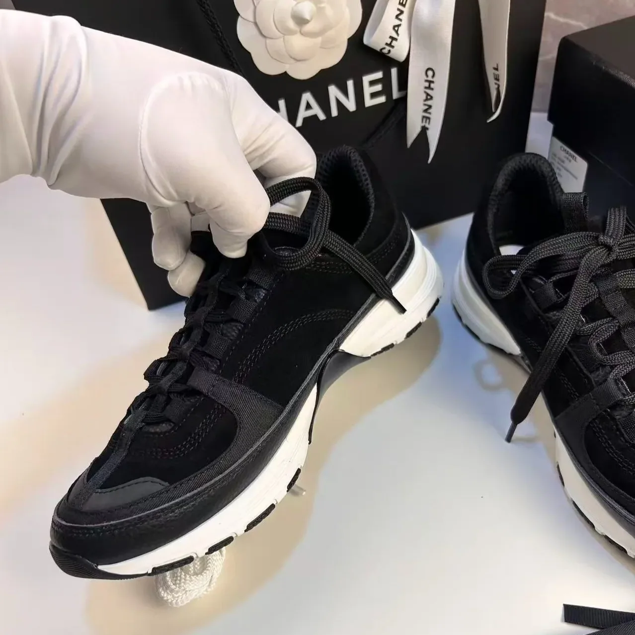 Chanel Trainers In Black