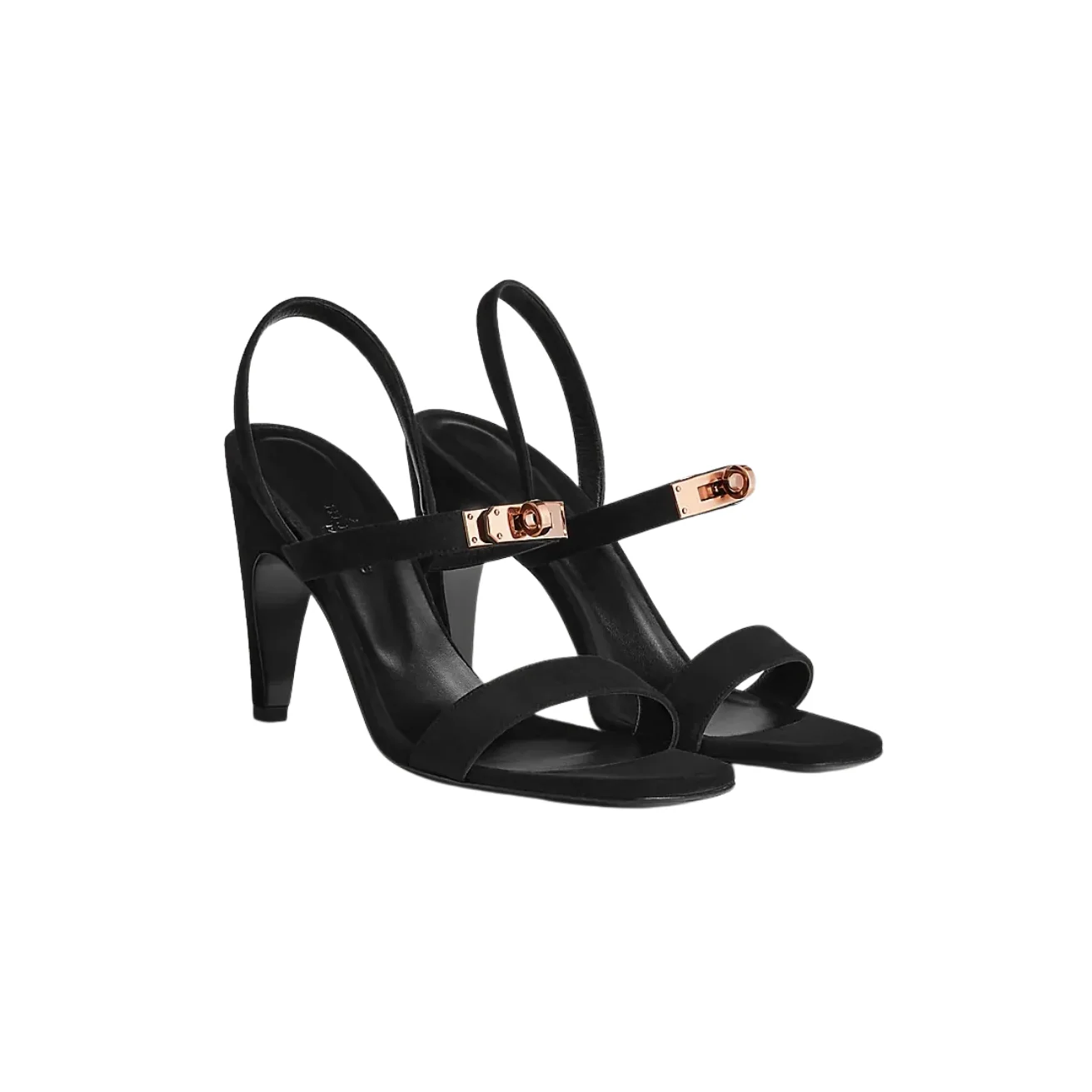 Hermes Glamour 75 Sandals Black Hermes Glamour 75 Sandals Black