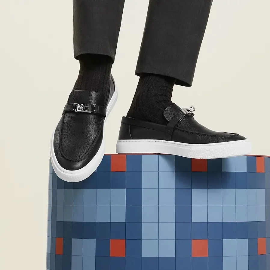 Hermes Game Slip in on Sneakers Black Hermes Game Slip in on Sneakers Black