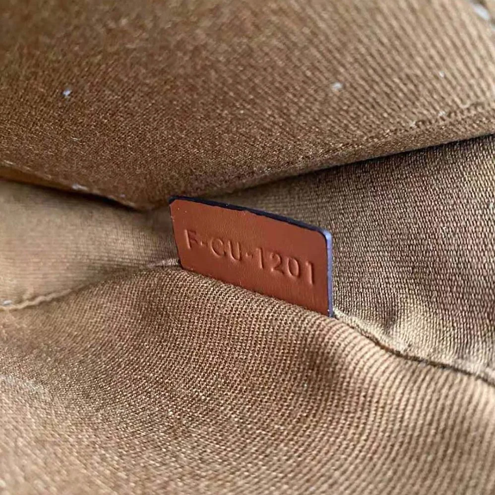 Celine Mini Besace in Triomphe Canvas and Calfskin for Women in Brown