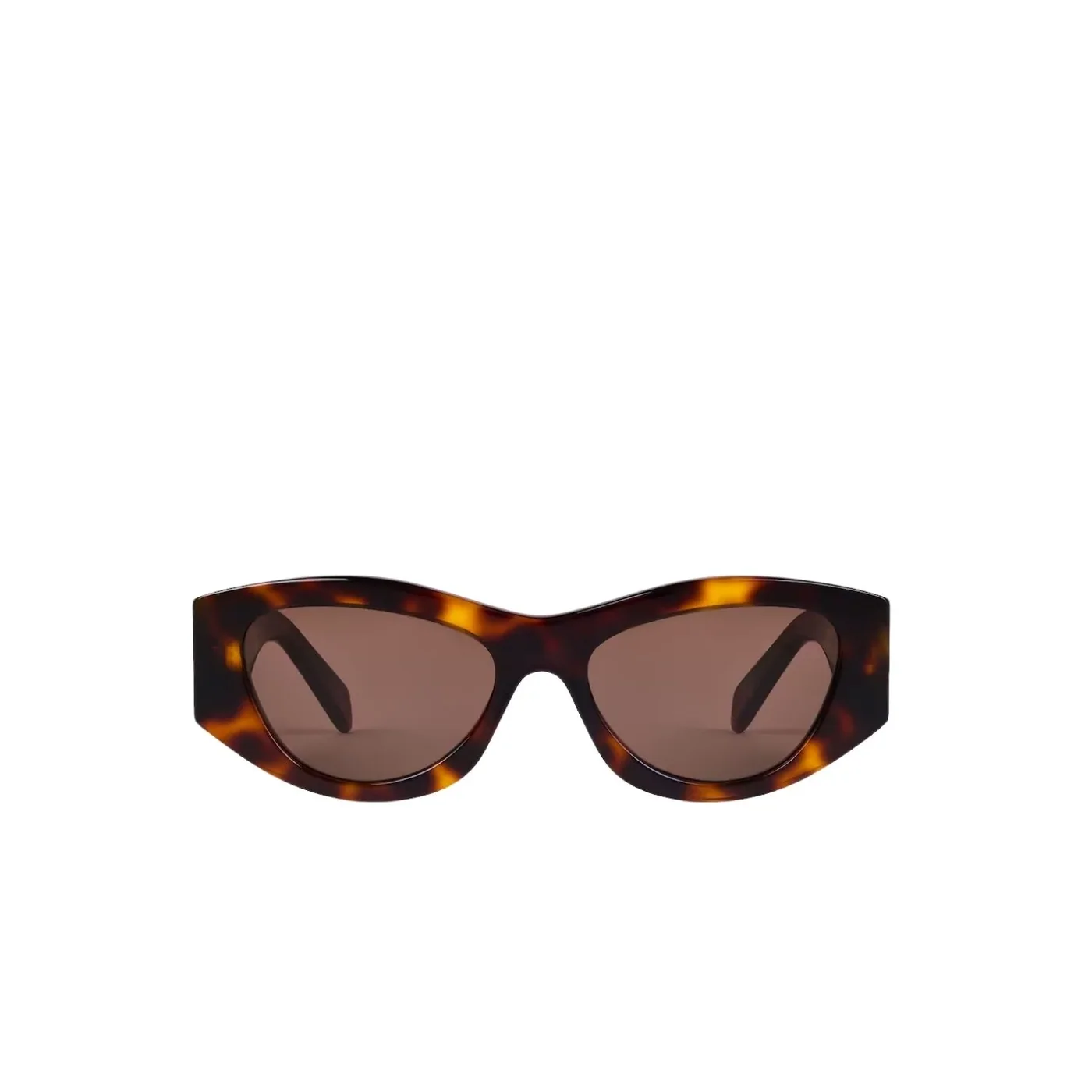 Celine Triomphe 15 Sunglasses In Acetate Dark Havana Celine Triomphe 15 Sunglasses In Acetate Dark Havana