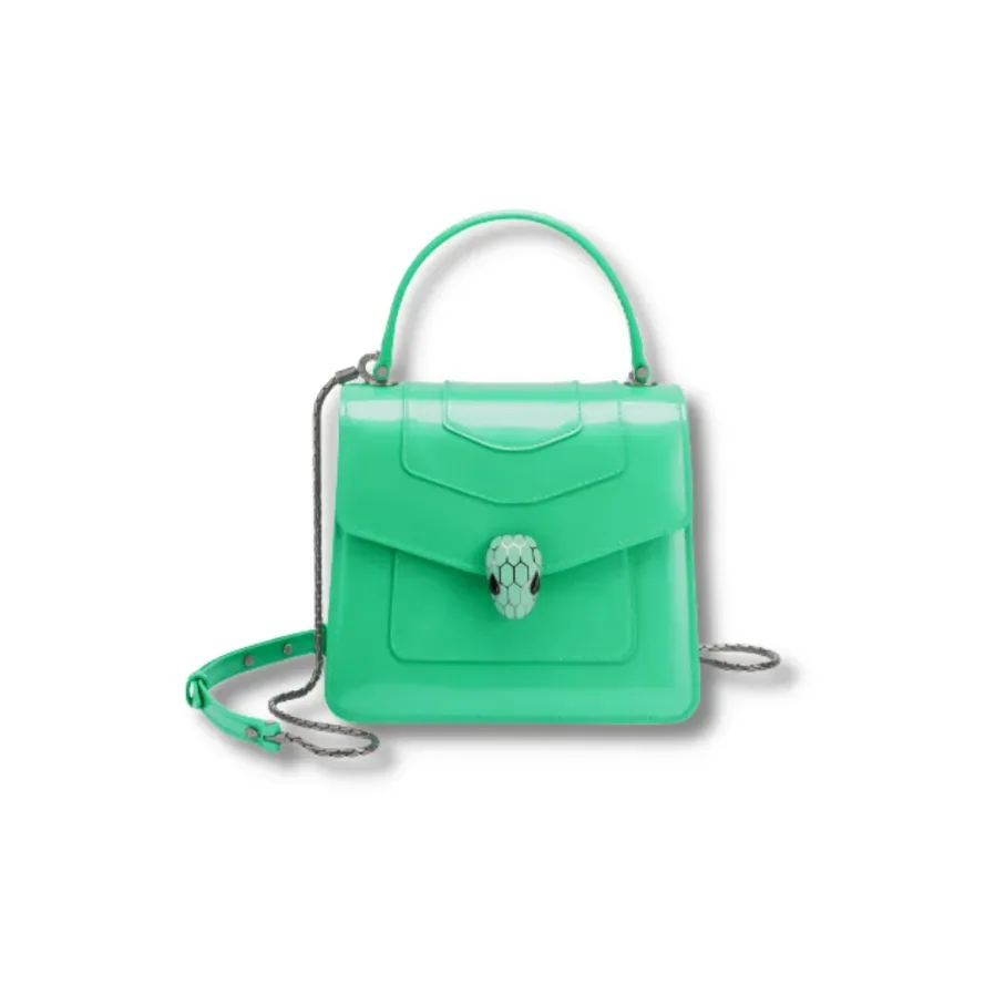 Serpenti Forever Top Handle Green
