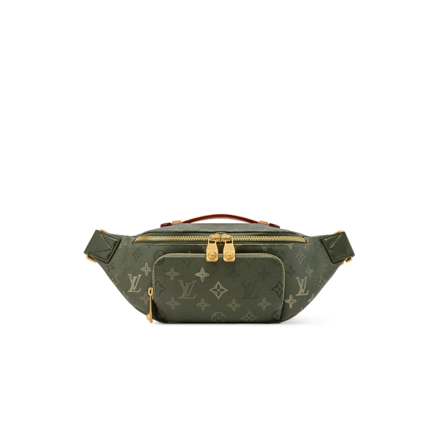 Louis Vuitton Rush Bumbag in Khaki Gold Hardware