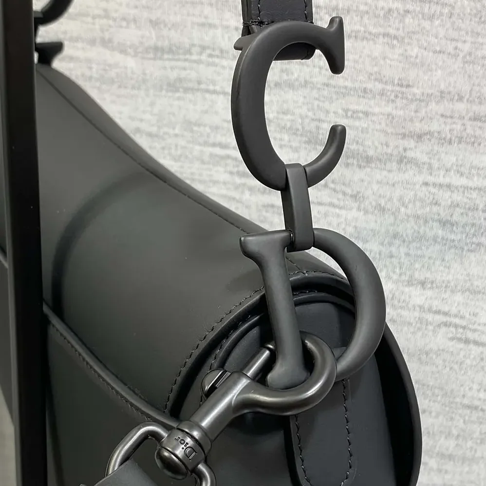 Dior Saddle Bag with Strap Black Ultramatte Calfskin for Women Dior Saddle Bag with Strap Black Ultramatte Calfskin for Women