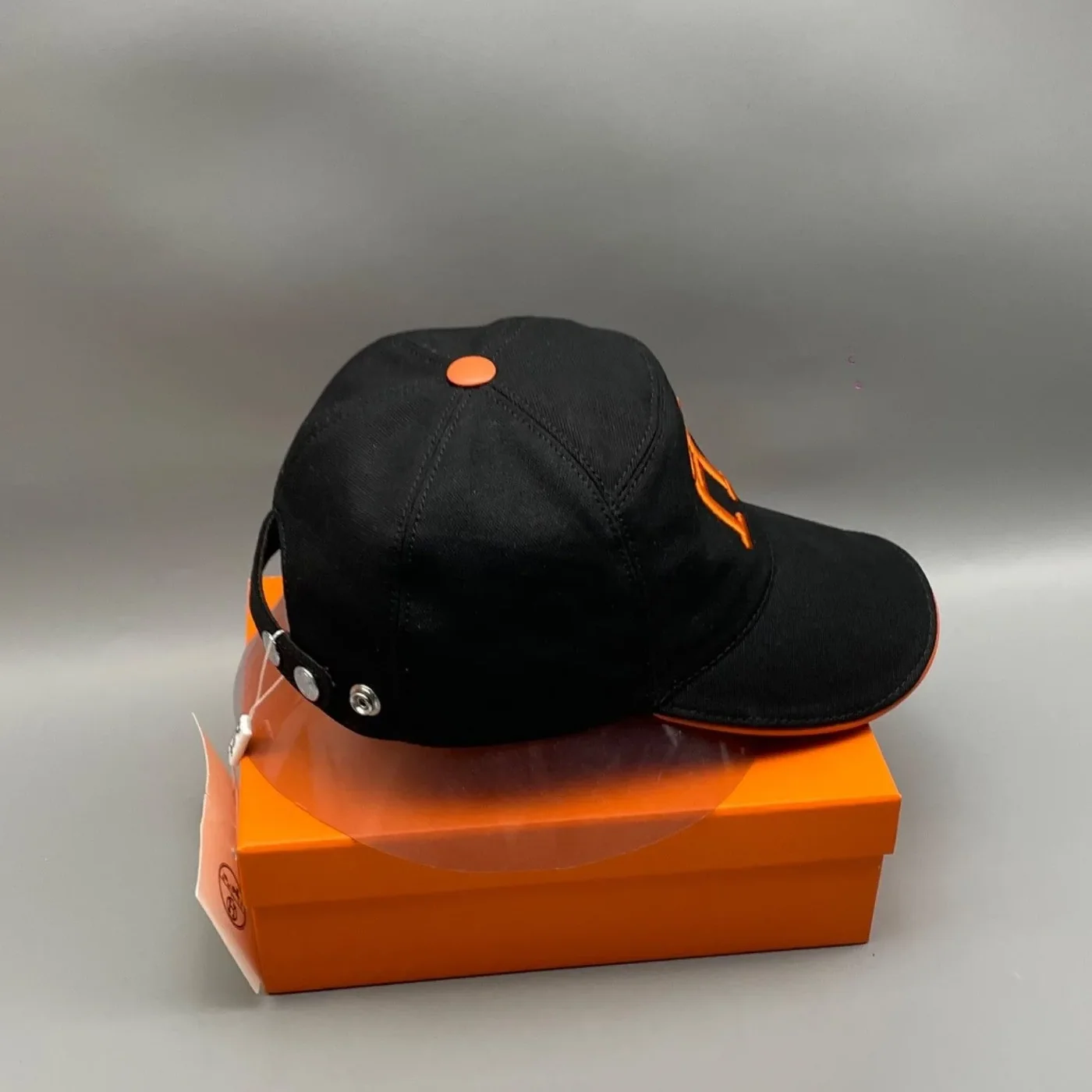 Hermes Davis H Primavera Cap Black Hermes Hermes Davis H Primavera Cap Black Hermes