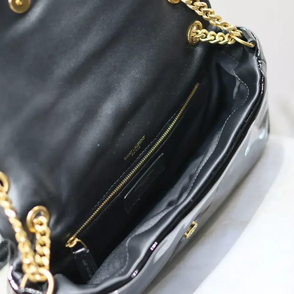 Saint Laurent YSL Calypso Small in Patent Leather for Women Saint Laurent YSL Calypso Small in Patent Leather for Women