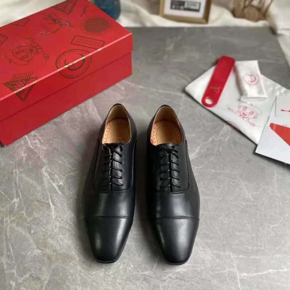 Christian Louboutin Greggo in Calf Leather for Men in Black