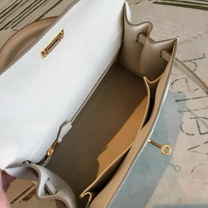 Hermes Kelly 25 White / Hermes Kelly 25 White /