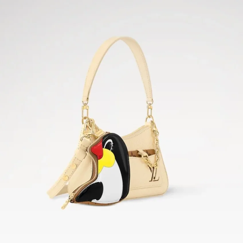 Louis Vuitton Marellini Epi Leather Handbag Banane Yellow / Louis Vuitton Marellini Epi Leather Handbag Banane Yellow /